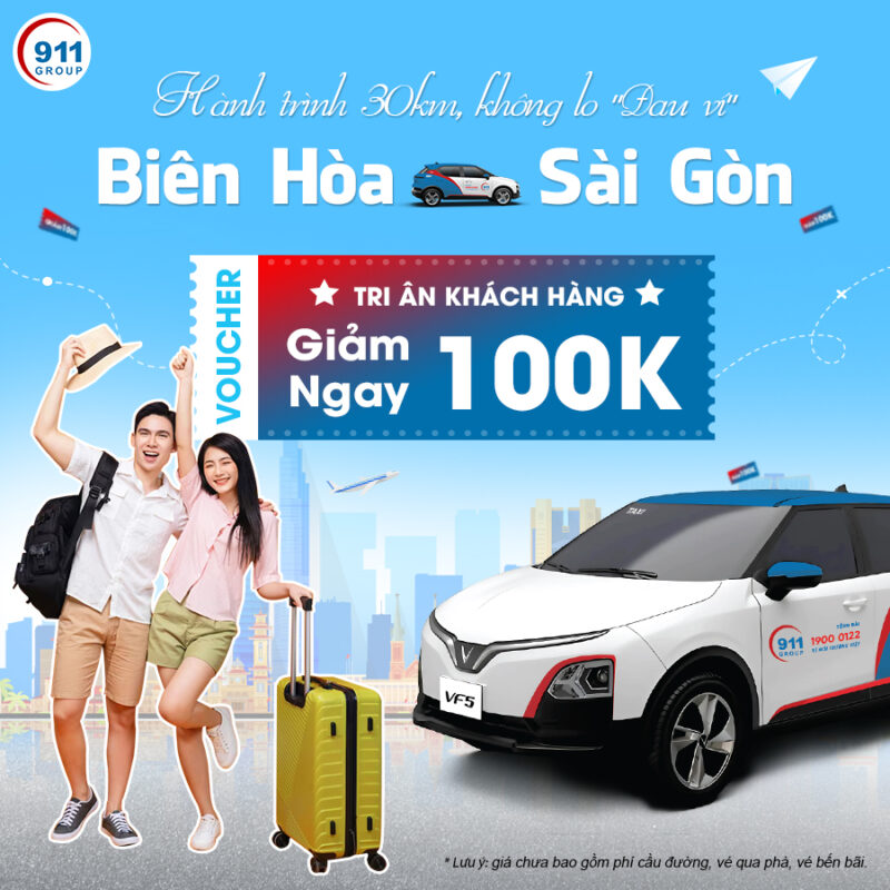 Ưu đãi đặc biệt: Khi đặt xe tuyến Biên Hòa – Sài Gòn