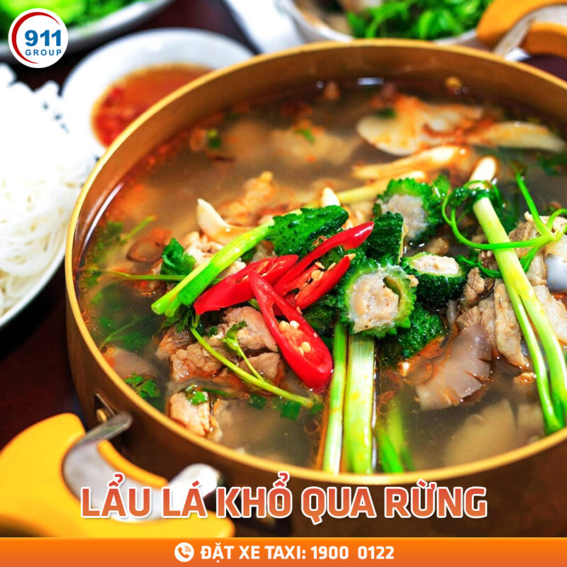 Lẩu lá khổ qua rừng