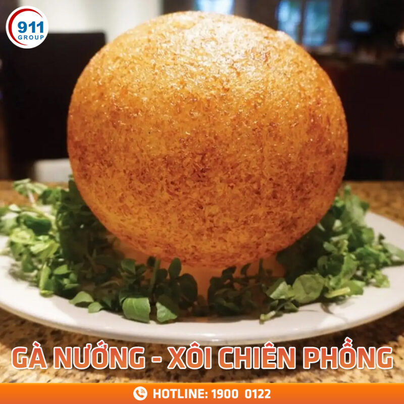 Gà nướng – Xôi Tân Triều