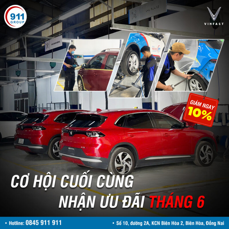 Xưởng Dịch Vụ VinFast 911 Biên Hòa