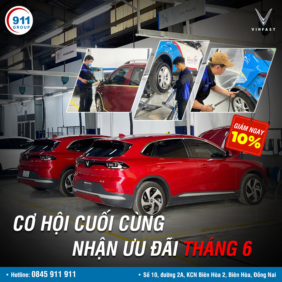 Xưởng Dịch Vụ VinFast 911 Biên Hòa