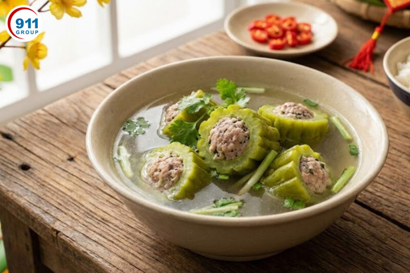 Canh khổ qua nhồi thịt