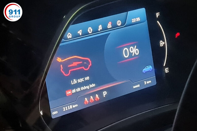 Báo lỗi pin hoặc không sạc được